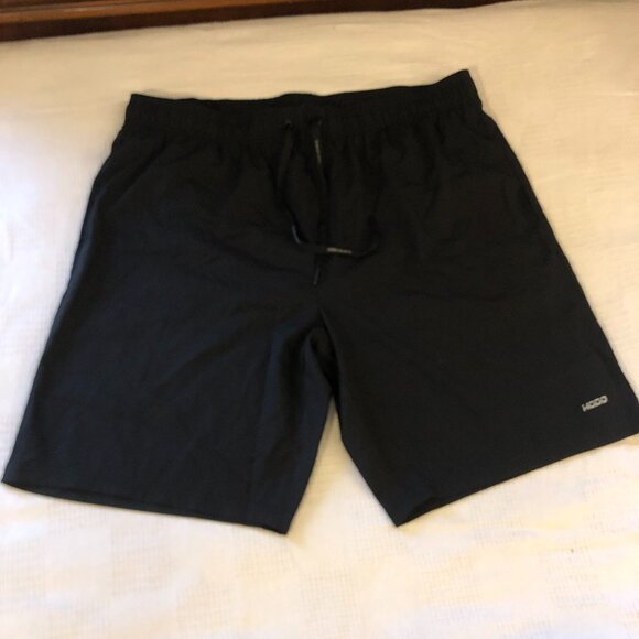 HODO Shorts Men XXL 2XL Active Board 9" Built in Brief Swimwear Trunks Black B83 - Picture 1 of 14